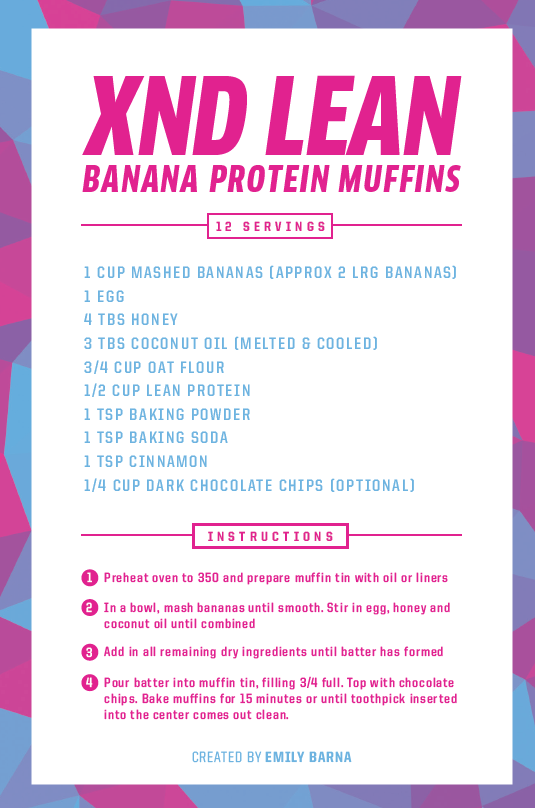 EB Lean Banana Protein Muffins